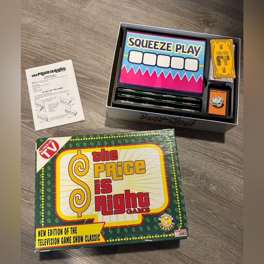 Vintage 1998 The Price is Right Game Show Classic Board Game